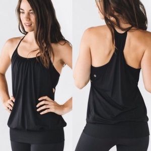 Lululemon Black No Limits Racerback Bra Tank